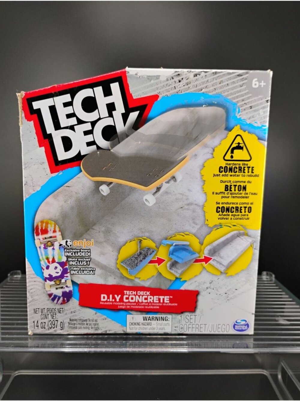 Tech Deck D.I.Y. Concrete Playset With Exclusive Skateboard